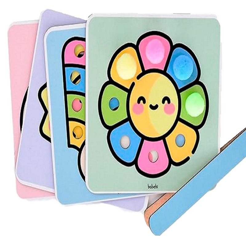 brinquedo educativo pega pega pom pom babebi 7050 (mp)