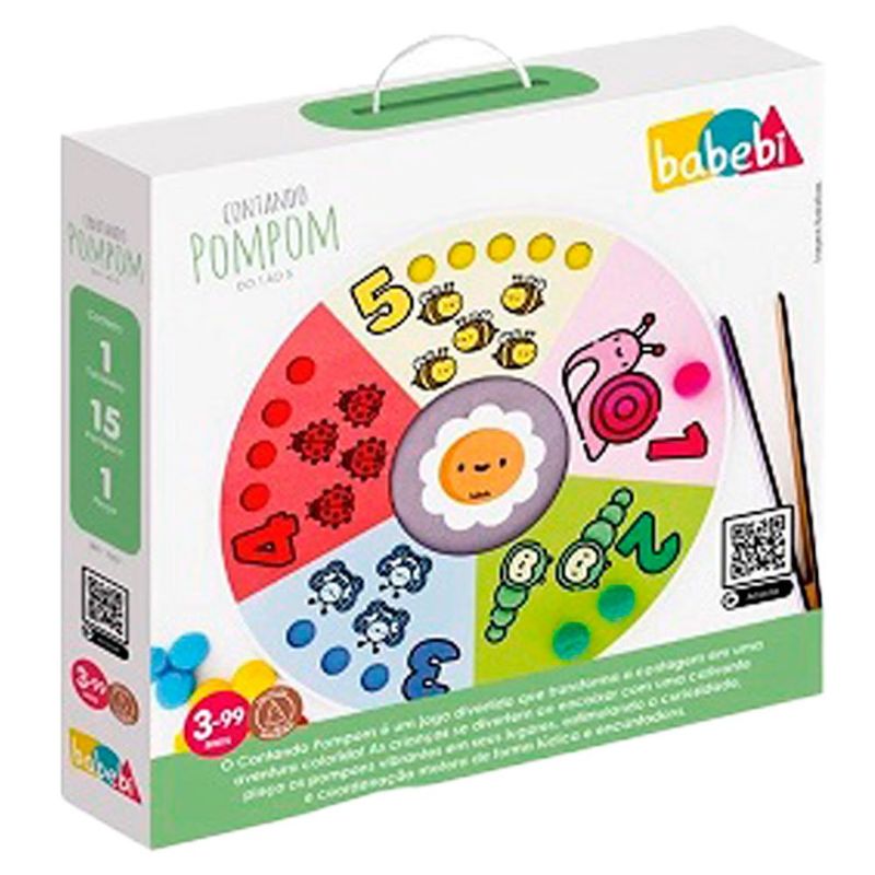 brinquedo educativo contando pom pom babebi 7053 (mp)