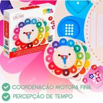 brinquedo educativo reloginho do leaozinho bilingue babebi 7052 (mp)