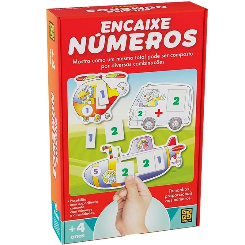 brinquedo educativo encaixe numeros grow 04368 (mp)