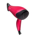 secador de cabelos philco bivolt 2200w psc2350 íons tourmaline rosa com preto
