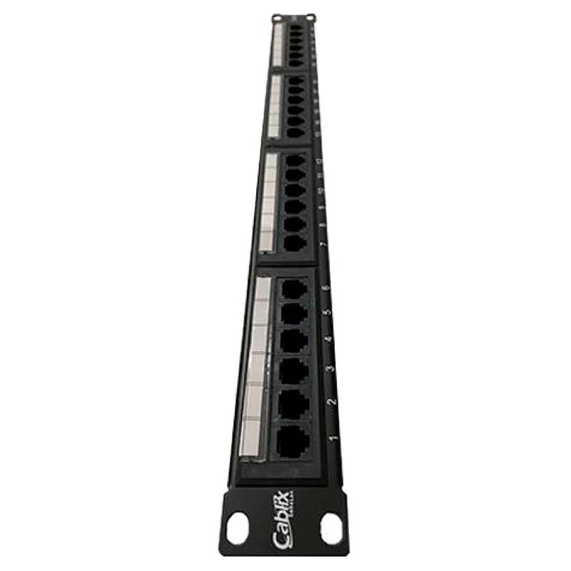 patch panel cablix 24 portas cat6 soholan ep6-41k (mp)