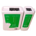 testador universal de cabos de rede cablix lan rj45 e rj11 (mp)