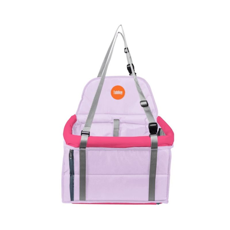 bolsa assento para transporte de pet tubline rosa e lilás n214 (mp)