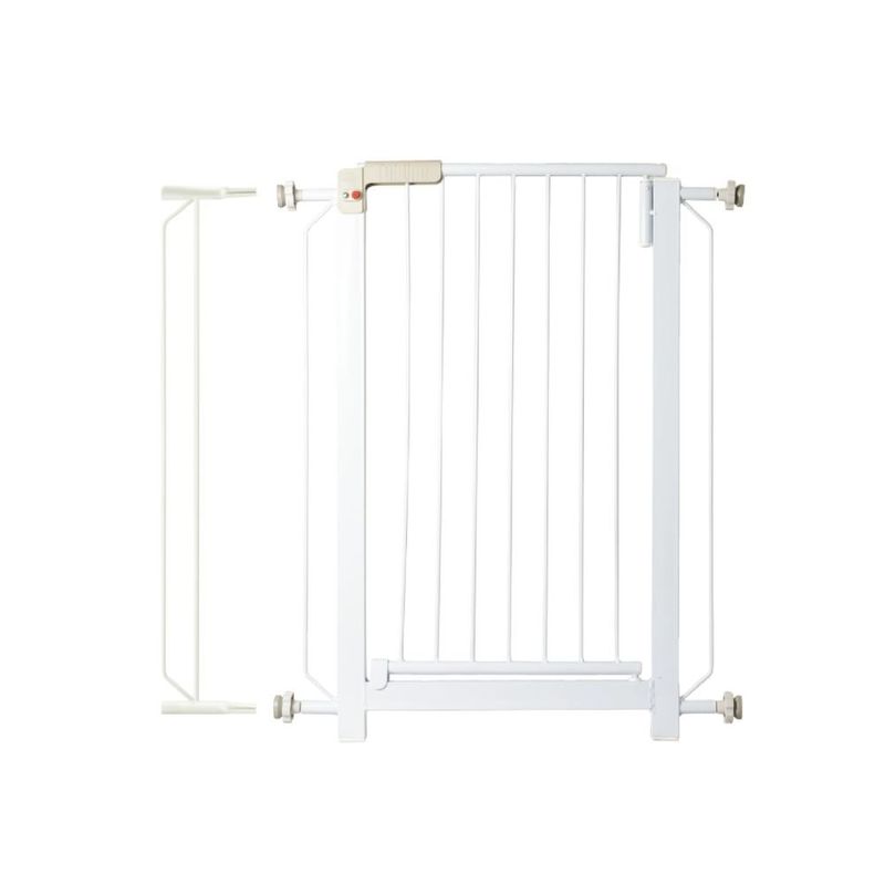 grade para portas tubline com trava 84x70cm branco (mp)