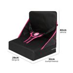 assento infantil portátil para cadeiras tubline com alça 22kg rosa (mp)