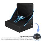 assento infantil portátil para cadeiras tubline com alça 22kg azul (mp)