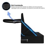 assento infantil portátil para cadeiras tubline com alça 22kg azul (mp)