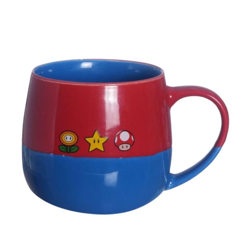 caneca maggie super mario zonacriativa 400ml 5918 (mp)