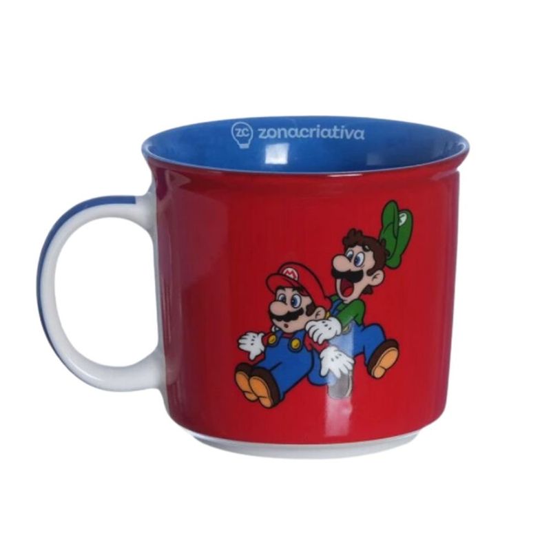 caneca super mario zonacriativa 350ml 5933 (mp)