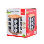 porta condimentos giratório wincy 13 peças inox ixb01008 (mp)