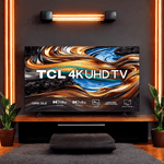 smart tv 75" tcl led 4k uhd google design sem borda 75p755