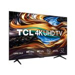 smart tv 75" tcl led 4k uhd google design sem borda 75p755