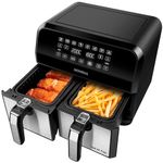 fritadeira elétrica air fryer dupla mondial 127v 75667 (mp)