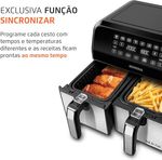 fritadeira elétrica air fryer dupla mondial 127v 75667 (mp)