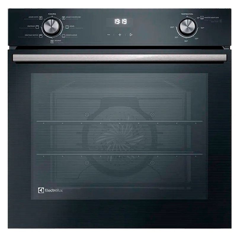 forno de embutir elétrico electrolux 80 litros 220v preto oe8eh (mp)