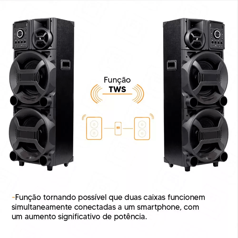 caixa de som amplificada amvox aca 2201 pesadão ii skd (mp)