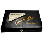 jogo de dominó 28 peças 12mm com estojo art-24-151 (mp)