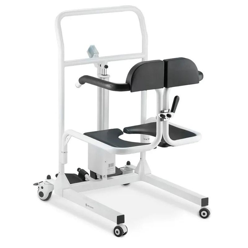 cadeira de transferência multiuso dellamed d80 elevação eletrônica até 135kg (mp)