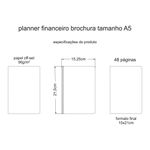 planner financeiro a5 merci papelaria 48 folhas (mp)