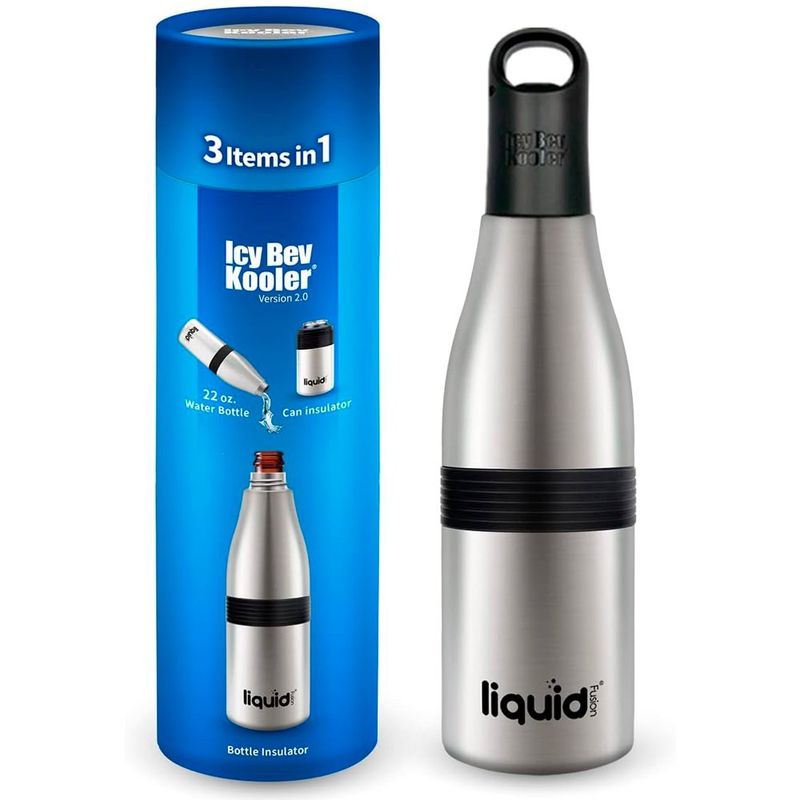 isolador de garrafa grand fusion prata 3 em 1 a-bi