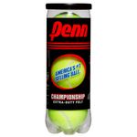 bola de tênis penn championship 3 unidades a-bi