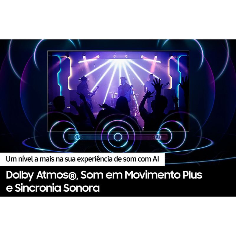 smart tv 65" samsung neo qled ultra 8k som em movimento plus, dolby atmos®, alexa built-in 65qn800d