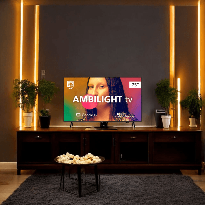 smart tv 4k 75" philips led uhd google assistant 75pug7908/78