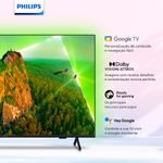 smart tv 4k 75" philips led uhd google assistant 75pug7908/78