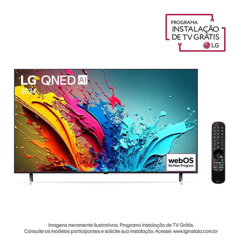 smart tv 4k 86" lg qned 86qned85tsa