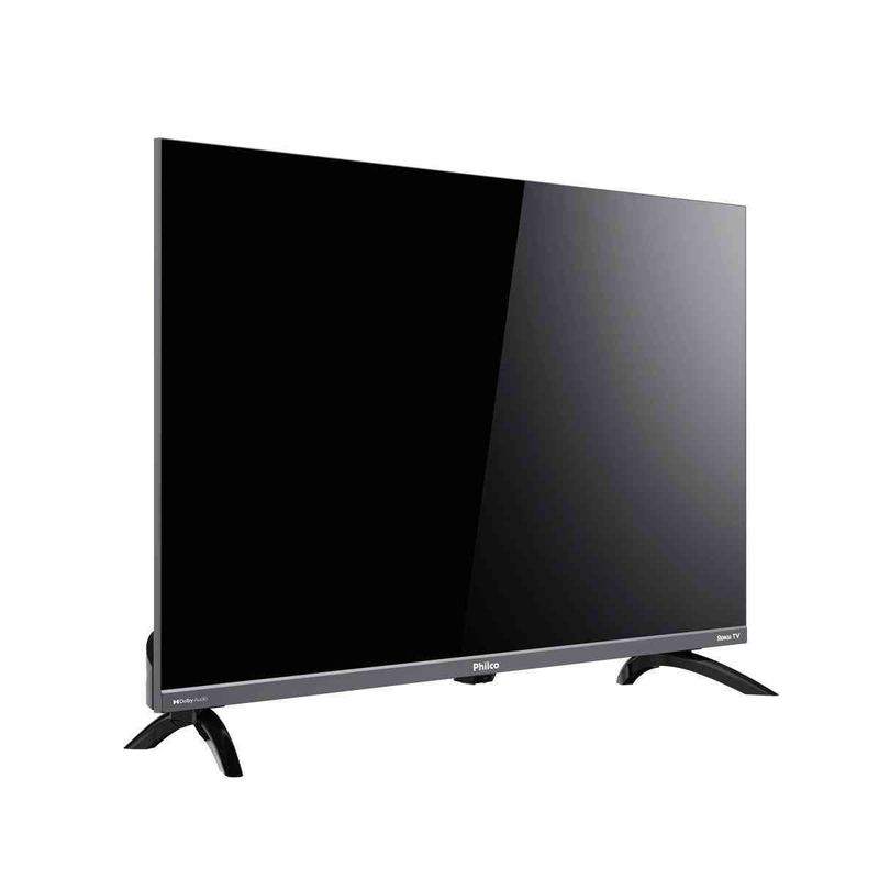 smart tv led 32" philco roku tv dolby áudio ptv32k34rkgb