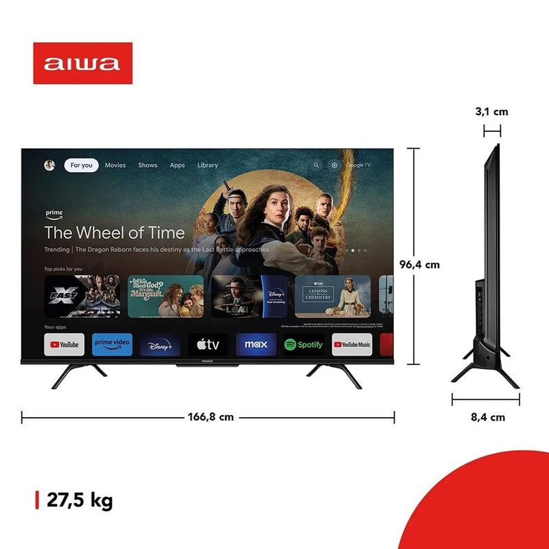 Smart TV Android 4K 75