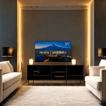 smart tv 4k 55" led android borda infinita aiwa aws-tv-55-bl-01 5504 bivolt (mp)