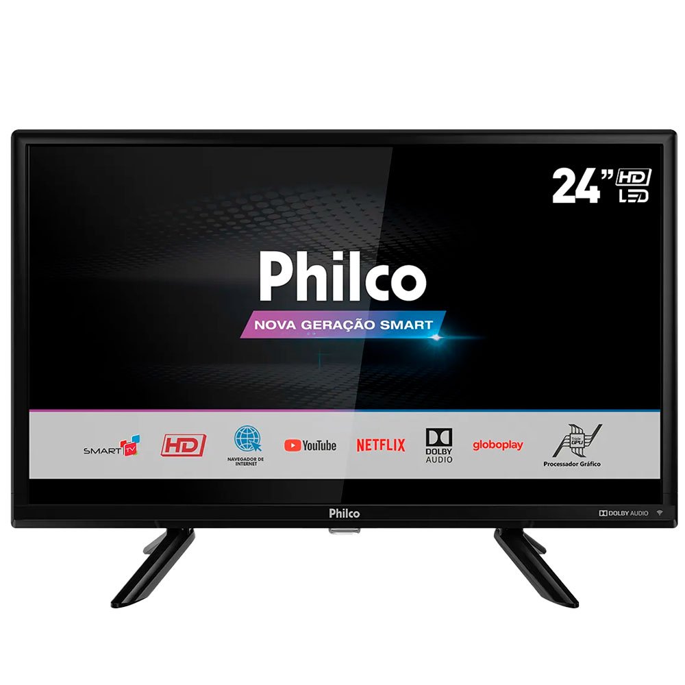 TV LED 24" PHILCO PTV24G50SN SMART