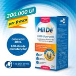 mil dê vitamina d3 1.000ui 10ml gross