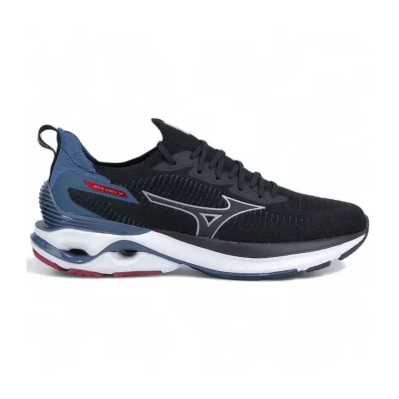 Tênis Masculino Mizuno Wave Mirai 7 n°38 Preto Petróleo