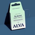fio dental natural alva menta 50m
