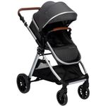 carrinho com bebê conforto 3 em 1 infanti travel system romanzo duo preto cax00849 (mp)