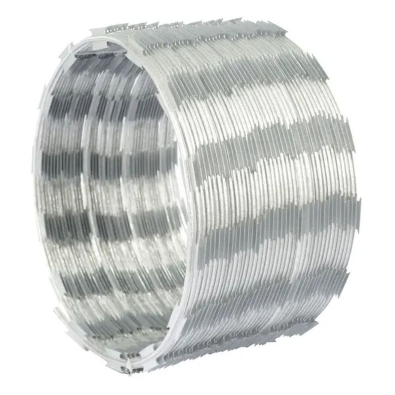 cerca concertina galvanizada simples 500x30cm hf metalúrgica (mp)