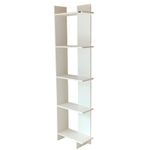 estante multiuso decor quality modulados 5 prateleiras branco (mp)