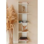 estante multiuso decor quality modulados 5 prateleiras branco (mp)