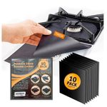 kit protetor de queimadores de fogão preto a-bi