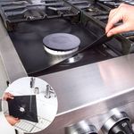 kit protetor de queimadores de fogão preto a-bi