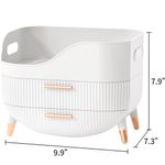 organizador maquiagem pajiriona branco a-bi
