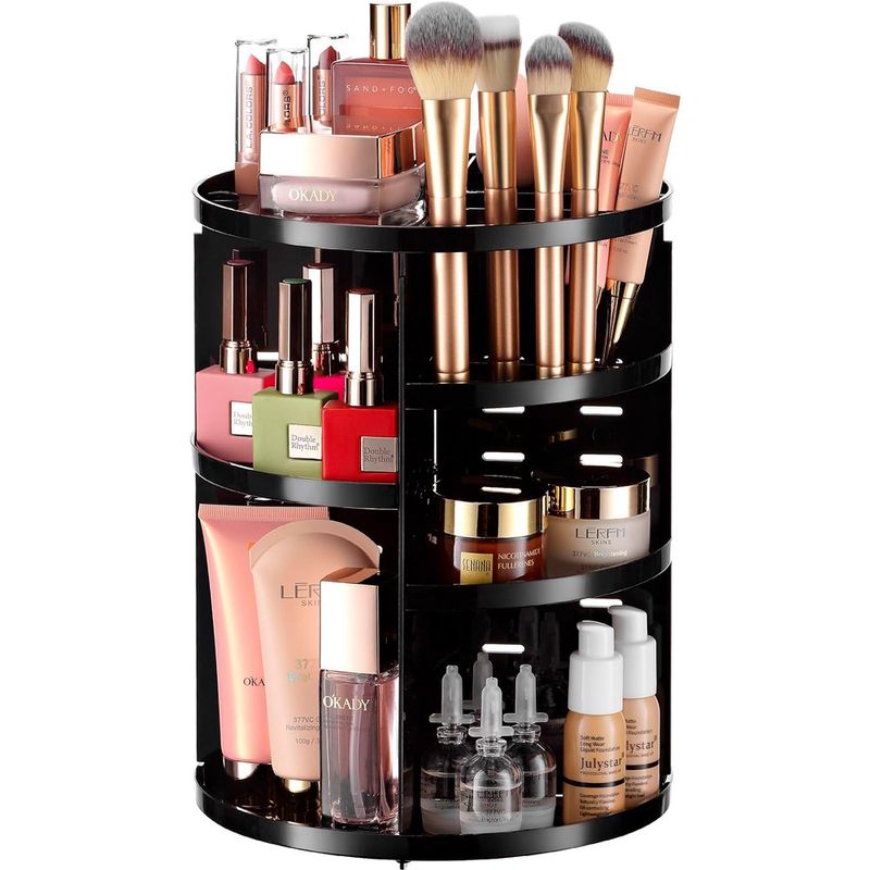 organizador de maquiagem giratório 360 a-bi
