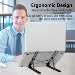 suporte de notebook para mesa riser ajustável abs a-bi