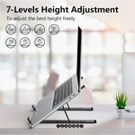 suporte de notebook para mesa riser ajustável abs a-bi