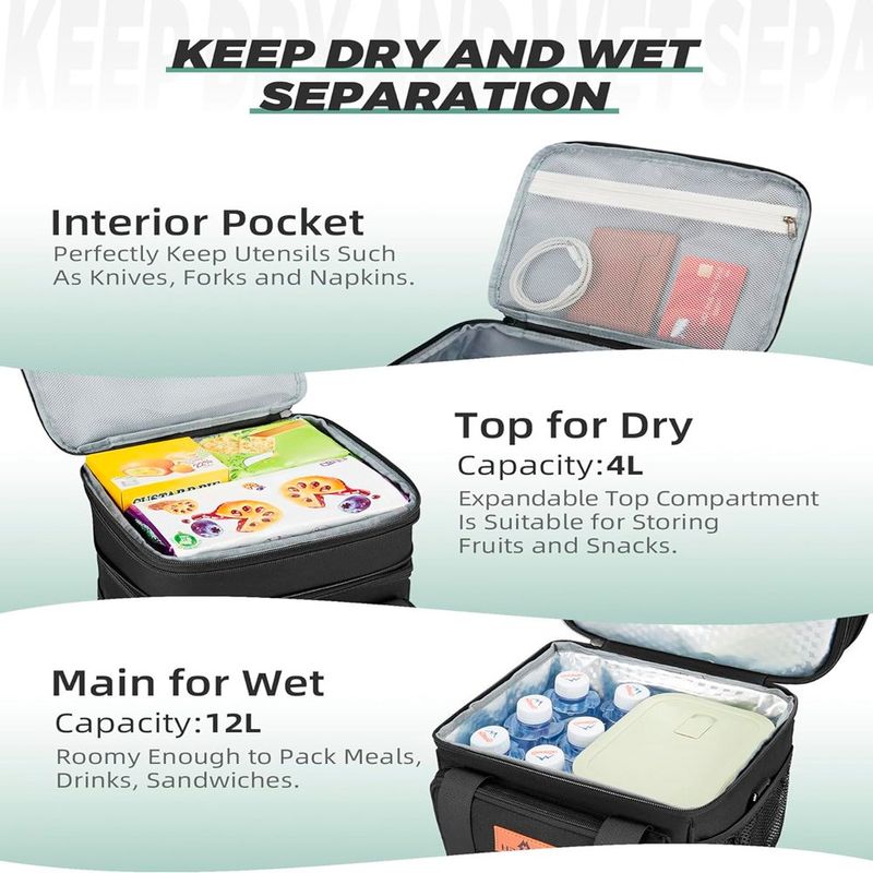 lancheira isolada tática 16 litros preta a-bi