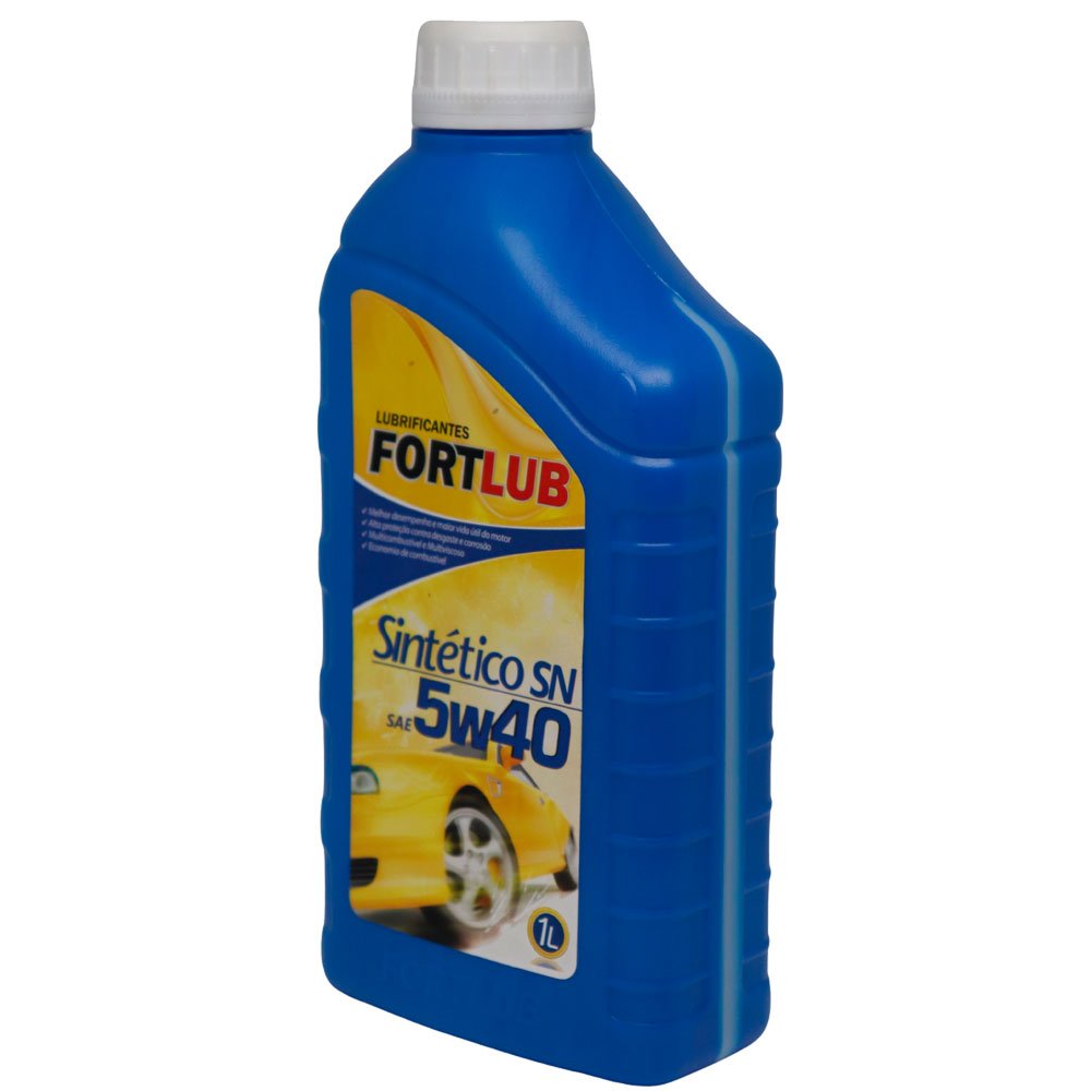 Óleo Lubrificante Fortlub Sintético 5W40 SN 1L