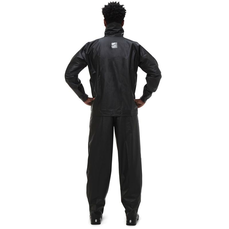 capa de chuva pantaneiro pvc com gola econômico preto m (mp)